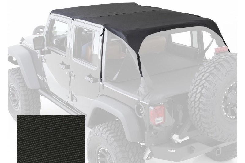 Soft top extended Black Diamond Smittybilt