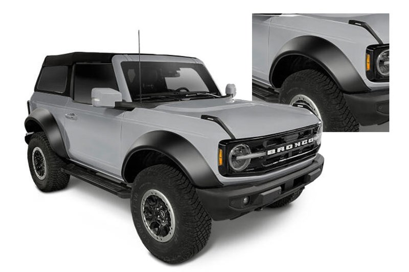 Aletines Bushwacker Extend-A-Fender New Bronco 2 puertas 21-presente