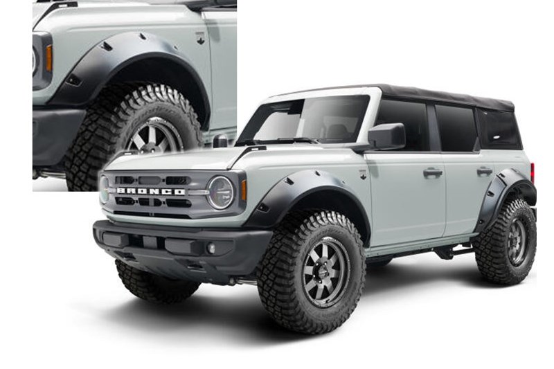 Fender flares Bushwacker Pocket Style New Bronco 4 Door 21-present