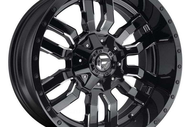 Llanta de aleacin D596 Sledge Matte Black/Gloss Black Lip Fuel 8.0x18 ET35 72,56 5x114.3;5x120