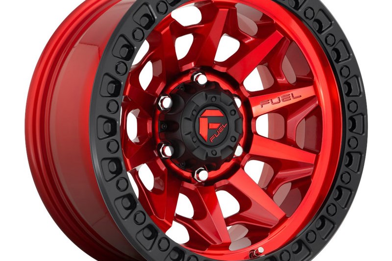 Alloy wheel D695 Covert Candy Red/Black Ring Fuel 9.0x20 ET20 71,5 5x127