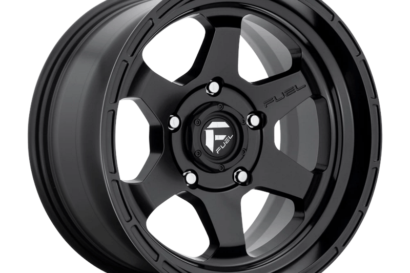 Alloy wheel D664 Shok Matte Black Fuel 9.0x17 ET-12 71,5 5x127