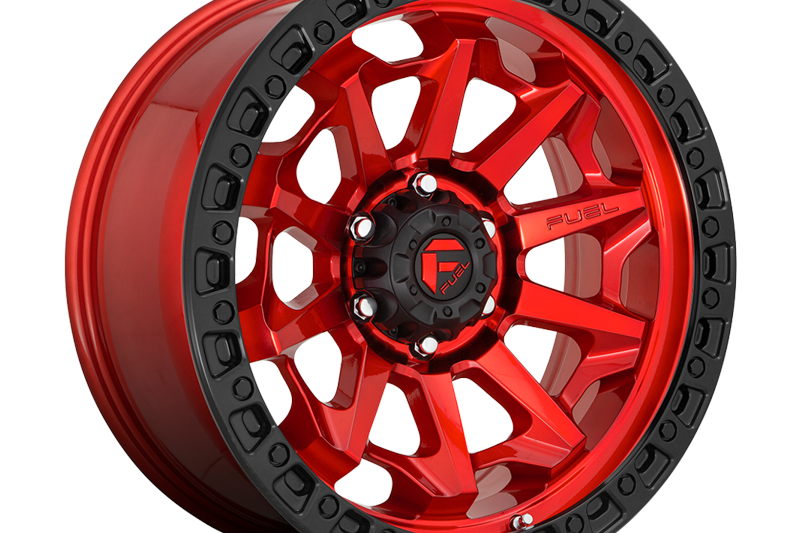 Llanta de aleacin D695 Covert Candy RED Black Bead Ring Fuel 9.0x20 ET20 106,1 6x139,7