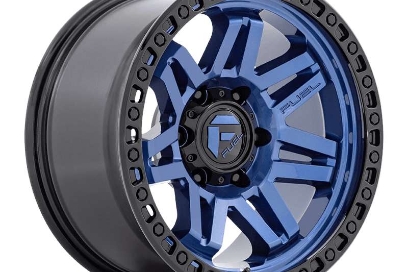 Llanta de aleacin D813 Syndicate Dark Blue W/ Black Ring Fuel 9.0x17 ET1 106,1 6x139,7