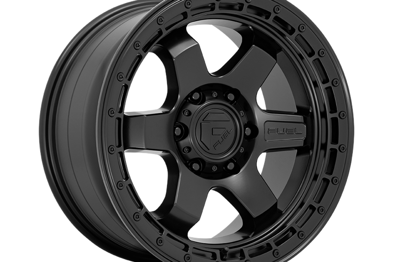 Alloy wheel D750 Block Matte Black W/ Black Ring Fuel 9.0x18 ET-12 71,5 5x127