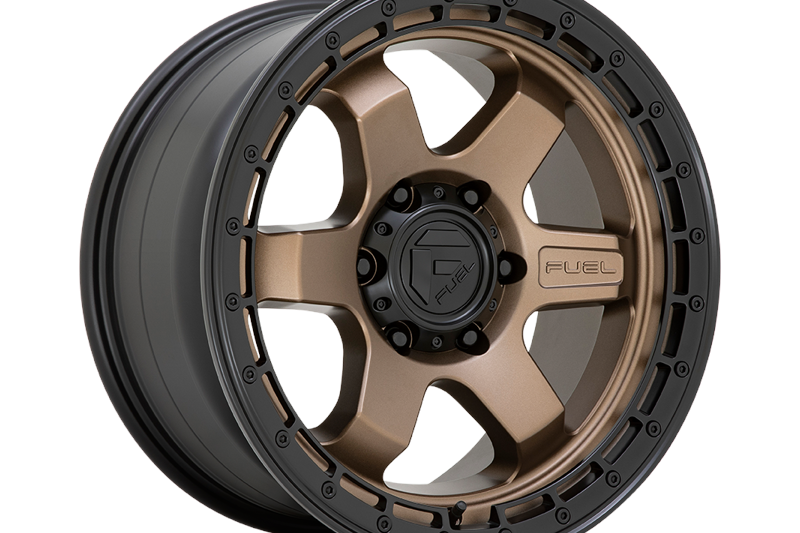Alloy wheel D751 Block Matte Bronze W/ Black Ring Fuel 9.0x18 ET-12 71,5 5x127