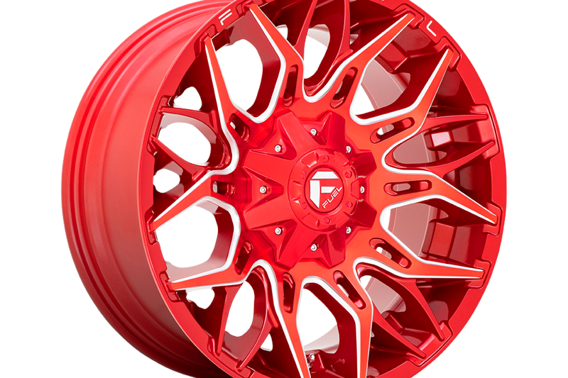 Alloy wheel D771 Twitch Candy RED Milled Fuel 9.0x20 ET1 106,1 6x135;6x139,7