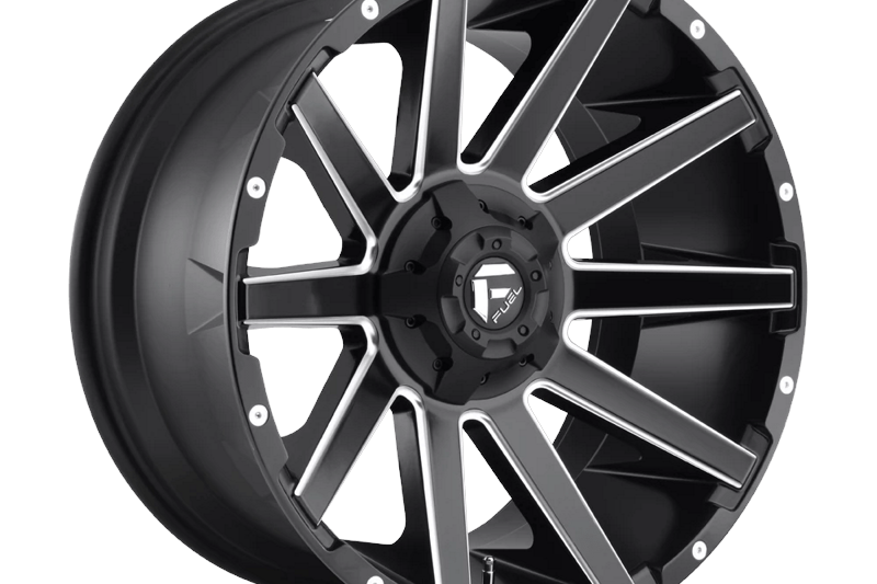 Alloy wheel D616 Contra Matte Black Milled Fuel 9.0x20 ET1 106,1 6x135;6x139,7