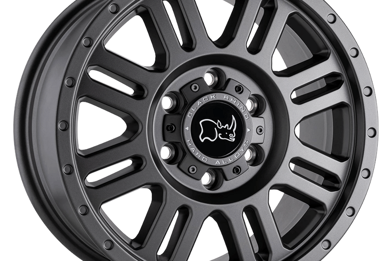 Alloy wheel Matte Gunmetal Yellowstone Black Rhino 8.0x17 ET45 65,07 5x160