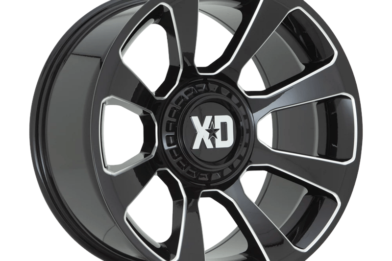 Alloy wheel XD854 Reactor Gloss Black Milled XD Series 9.0x20 ET18 106,1 6x135;6x139,7