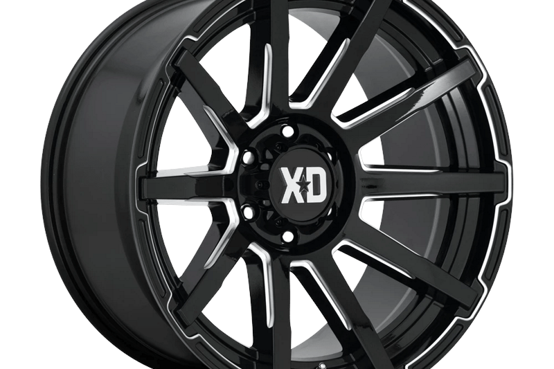 Alloy wheel XD847 Outbreak Gloss Black Milled XD Series 10.0x22 ET12 106,1 6x139,7