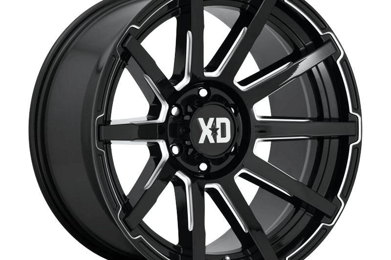 Alloy wheel XD847 Outbreak Gloss Black Milled XD Series 9.0x20 ET30 66,06 6x114.3