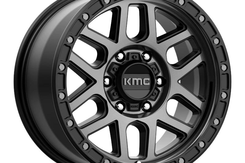 Alloy wheel KM544 Mesa Satin Black W/ Gray Tint KMC 9.0x17 ET18 106,1 6x139,7