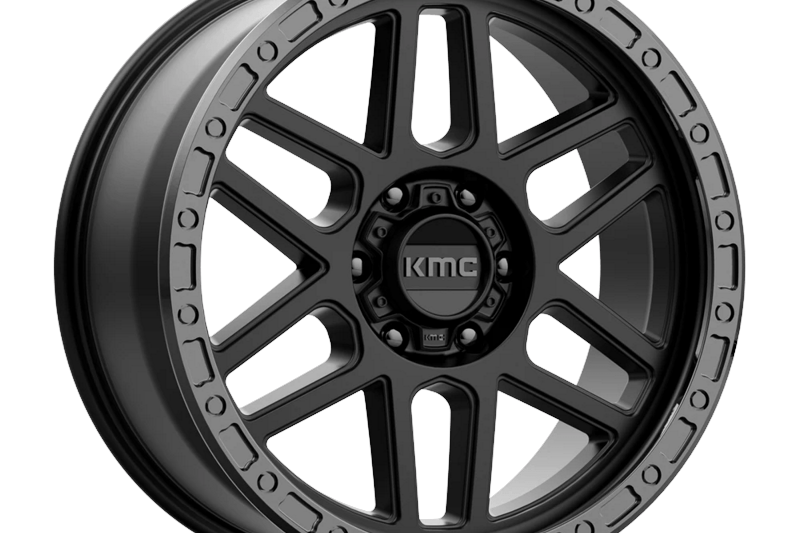 Alloy wheel KM544 Mesa Satin Black W/ Gloss Black LIP KMC 9.0x20 ET18 66,06 6x114.3