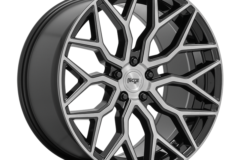 Alloy wheel M262 Mazzanti Gloss Black Brushed Face Niche Road Wheels 10.0x22 ET30 84,1 5x130