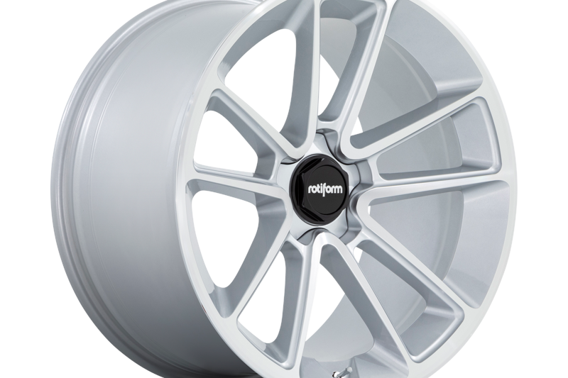 Alloy wheel R192 BTL Gloss Silver W/ Machined Face Rotiform 10.0x22 ET25 84,1 5x130