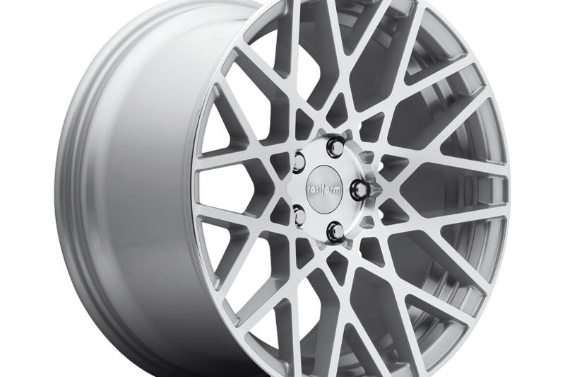 Alloy wheel R110 BLQ Gloss Silver Machined Rotiform 8.5x18 ET35 57,1 5x100