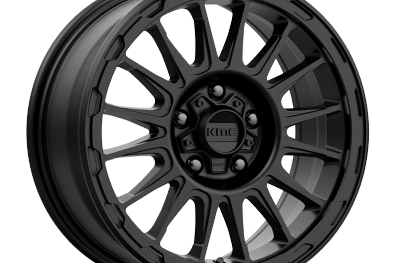 Alloy wheel KM542 Impact Satin Black KMC 8.0x17 ET35 66,06 6x114.3