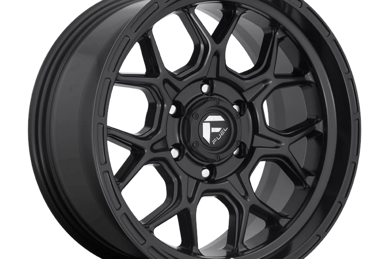 Alloy wheel D670 Tech Matte Black Fuel 9.0x18 ET1 106,1 6x139,7