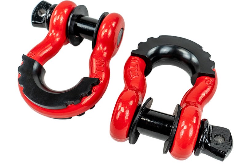 D-ring shackles red OFD 3/4