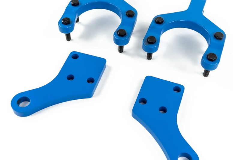 Bumper hook kit blue OFD Wrangler JL