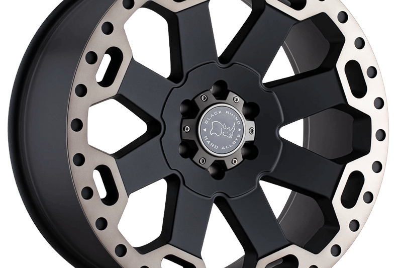 Alloy wheel Matte Black W/ Machined Dark Tint Warlord Black Rhino 8.0x18 ET35 112,1 6x139,7