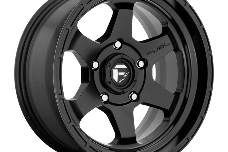 Llanta de aleacin D664 Shok Matte Black Fuel 9.0x18 ET1 106,1 6x139,7