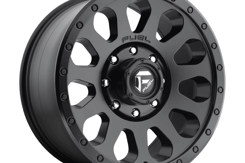 Llanta de aleacin D579 Vector Matte Black Fuel 9.0x18 ET1 108 6x139,7