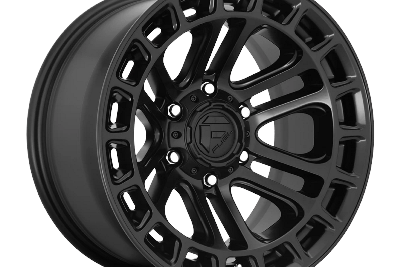 Llanta de aleacin D718 Heater Matte Black Fuel 9.0x18 ET1 106,1 6x139,7