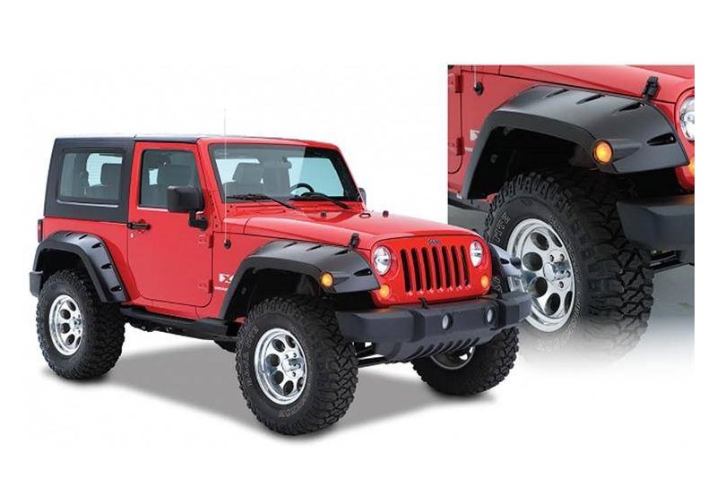 Front fender flares Bushwacker Pocket Style Wrangler JK 