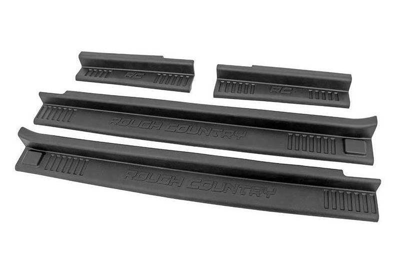 Front and rear entry guards Rough Country Wrangler JK 4 doors 07-18