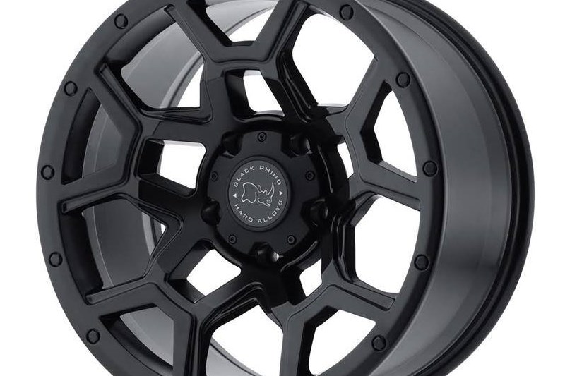 Alloy wheel Matte Black Overland Black Rhino 8.0x17 ET30 71,5 5x127