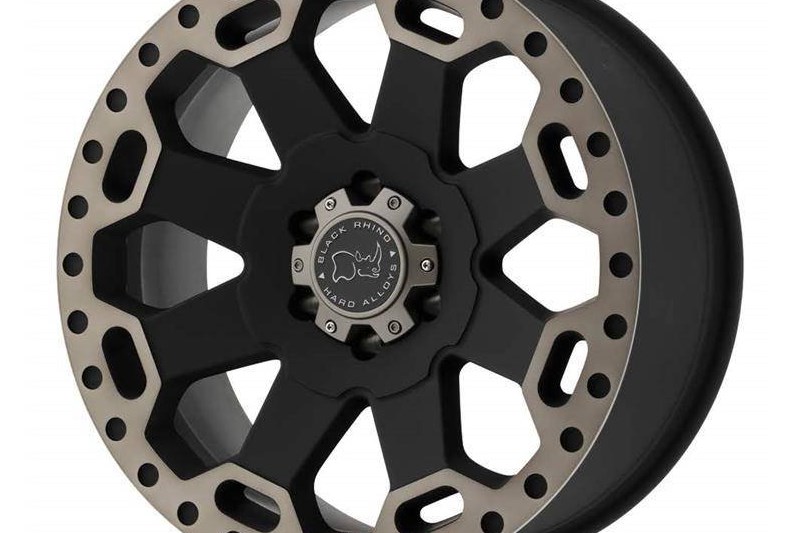 Alloy wheel Matte Black/Machined Dark Warlord Black Rhino 8.0x17 ET30 71,5 5x127