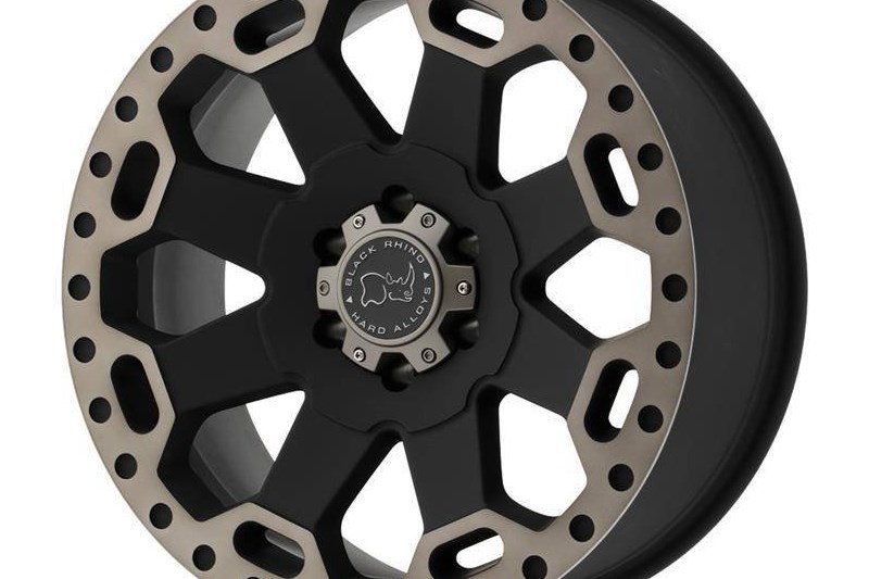 Alloy wheel Matte Black/Machined Dark Tint Lip Warlord Black Rhino 8.0x18 ET30 71,5 5x127