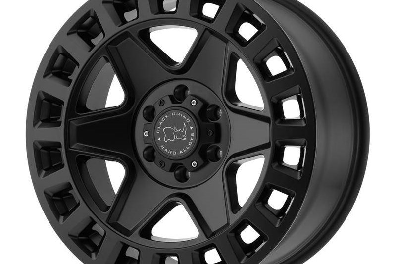 Alloy wheel Matte Black York Black Rhino 8.0x17 ET30 71,5 5x127