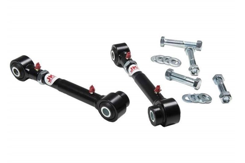 Front adjustable sway bar links JKS lift 0-2