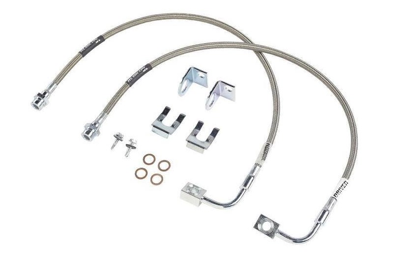 Front extended brake lines 24