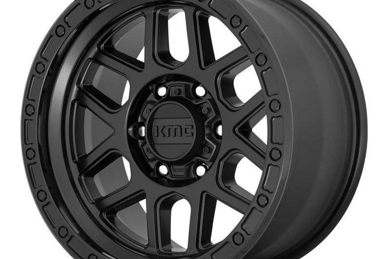 Alloy wheel KM544 Satin Black/Gloss Black Lip KMC 8.5x17 ET0 71,5 5x127