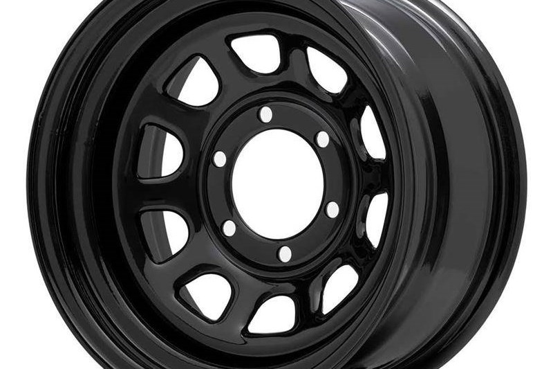 Llanta de acero 51 Rock Crawler Gloss Black Pro Comp 8.0x16 ET-6 5x127