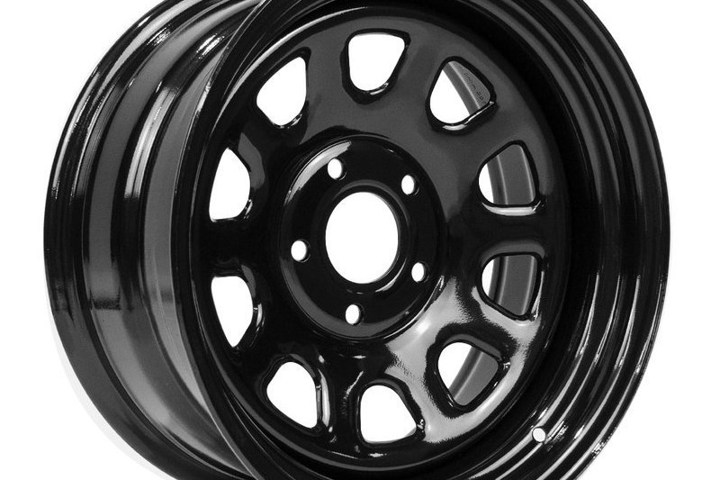 Steel wheel Sputnik Gloss Black OFD 8.0x17 ET-12 75 5x127