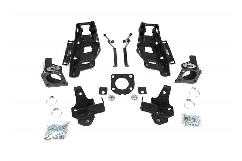 Kit de montaje de coil-over delantero para 2.5 Factory Series Coilover Wrangler JK 