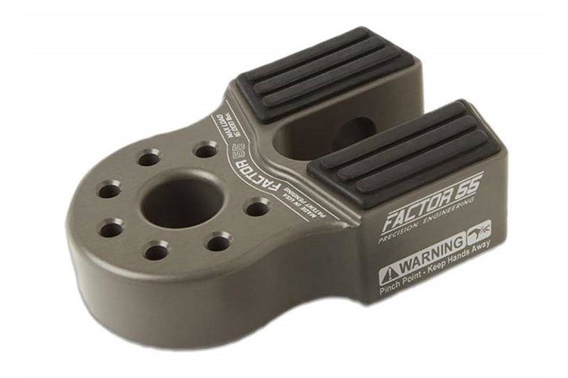 Flatlink con pasador de titanio y protector de goma gris Factor 55