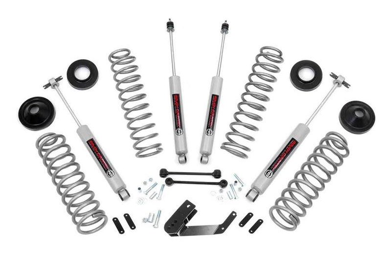 Kit de suspensin Rough Country Lift 3,25 Wrangler JK 4 puertas 07-18