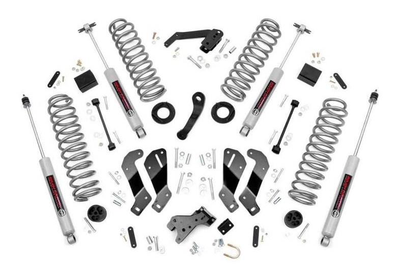 Suspension kit with control arm drop Rough Country Lift 3,5