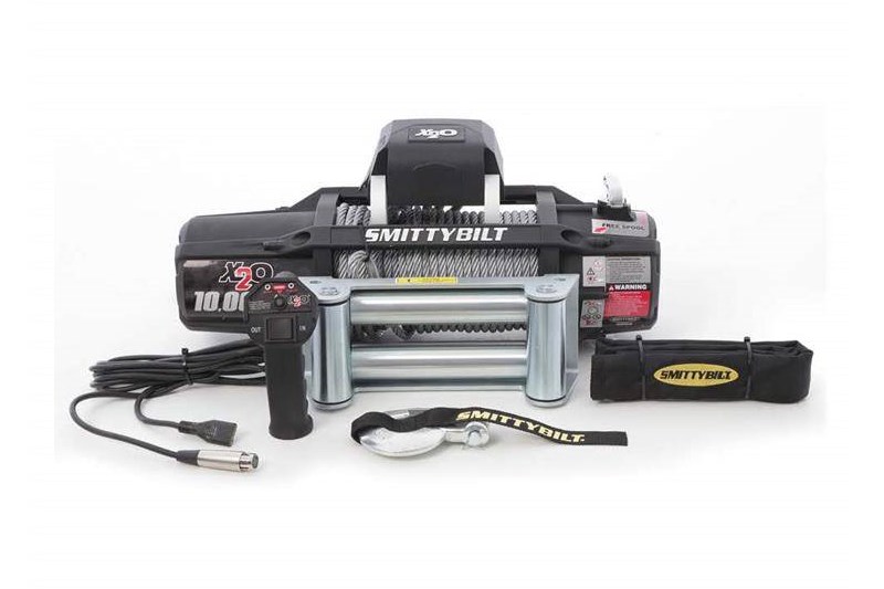 Winch with steel rope and wireless remote 10000 lbs Smittybilt X20 GEN2