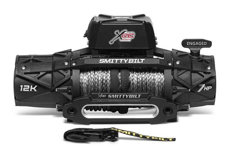 Winch with synthetic rope and remote 12000 lbs Smittybilt XRC GEN3