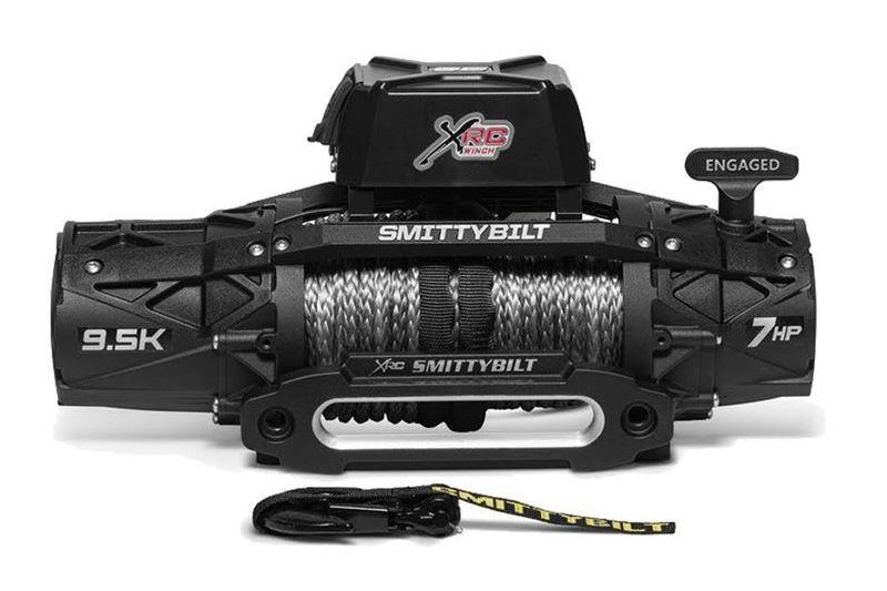 Winch with synthetic rope and remote 9500 lbs Smittybilt XRC GEN3