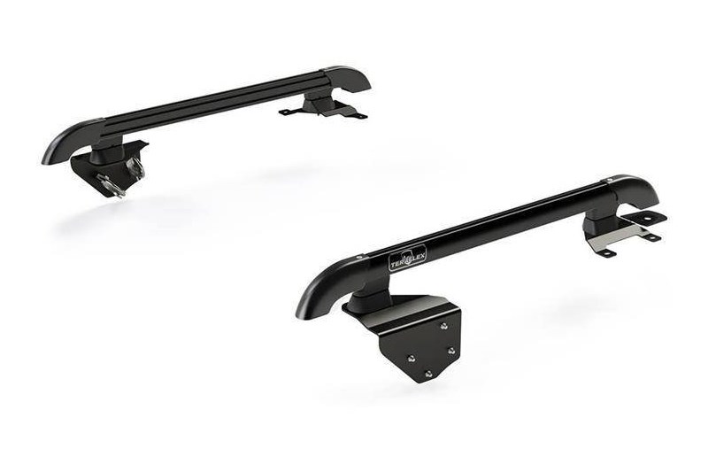 Roof rack main rail kit black TeraFlex Nebo Wrangler JK 2 Door 07-18