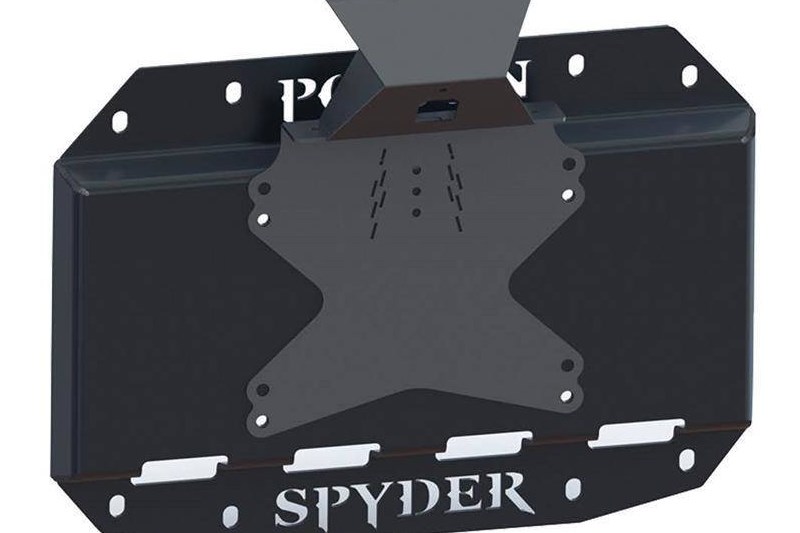 Placa de supresin de soporte de rueda de repuesto con montaje de cmara Poison Spyder