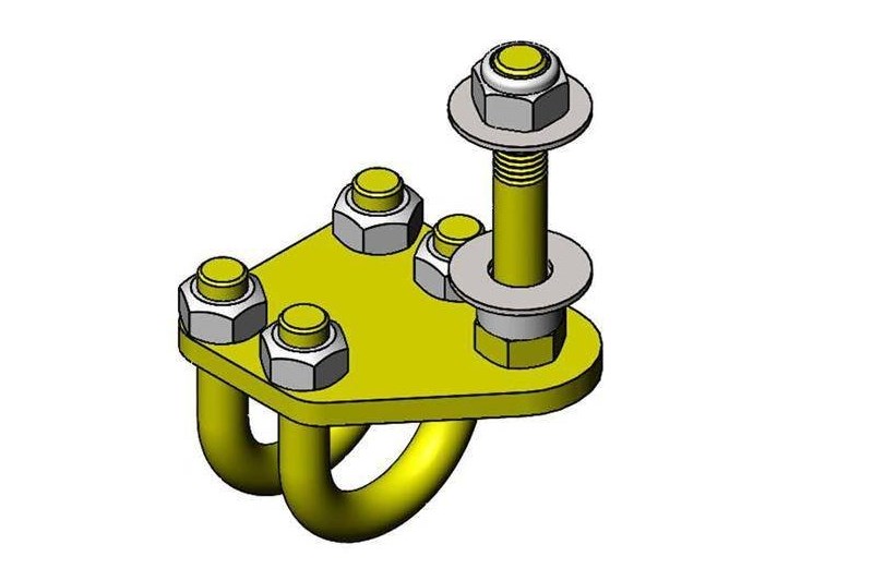 Tie rod steering stabilizer mount Clayton Off Road Wrangler JL